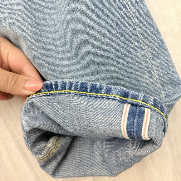 Levi's 701 Jeans Womens 26 Selvedge Big Hidden Rivets Light Wash Denim - Picture 7 of 16